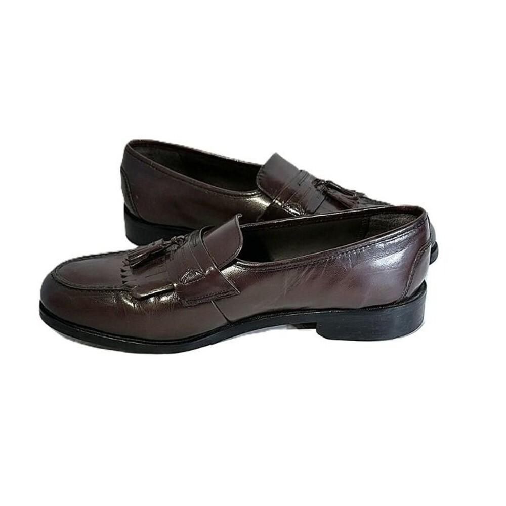 Bostonian Dress Flex Men’s Tassel Loafers Brown Leather Size 11M